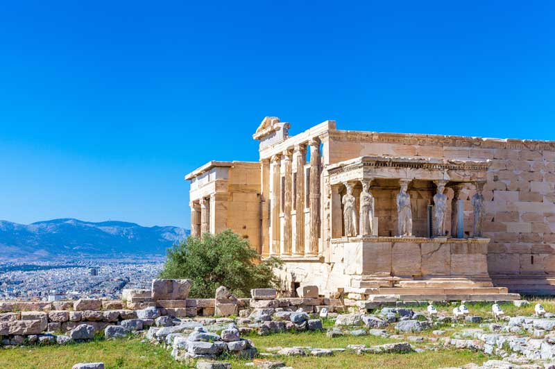 The Acropolis in Athens, Greece