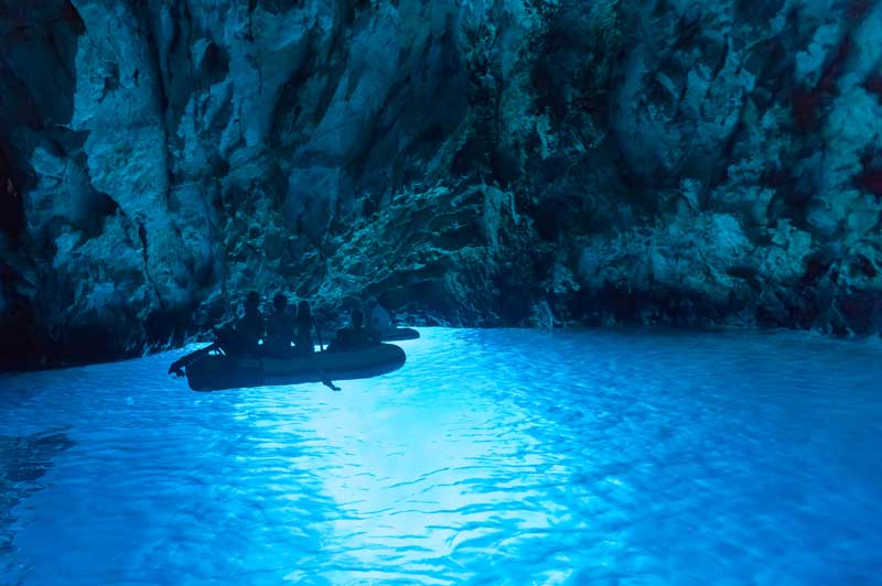 Bisevo Blue Cave, Croatia Bisevo Blue Cave, Croatia