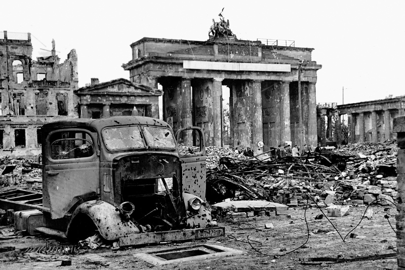 The Brandenburg Gate in World War II