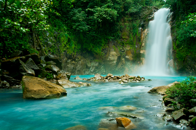 Rio Celeste Falls, Costa Rica Rio Celeste Falls, Costa Rica