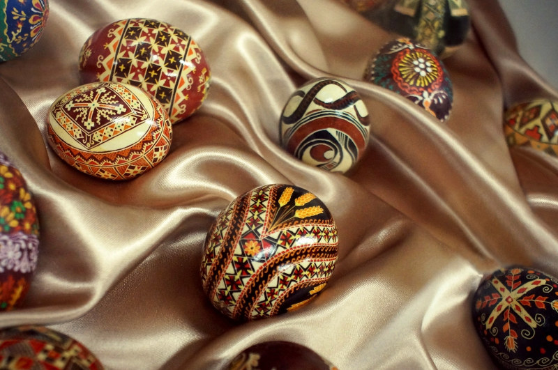 Ukrainian painted easter eggs