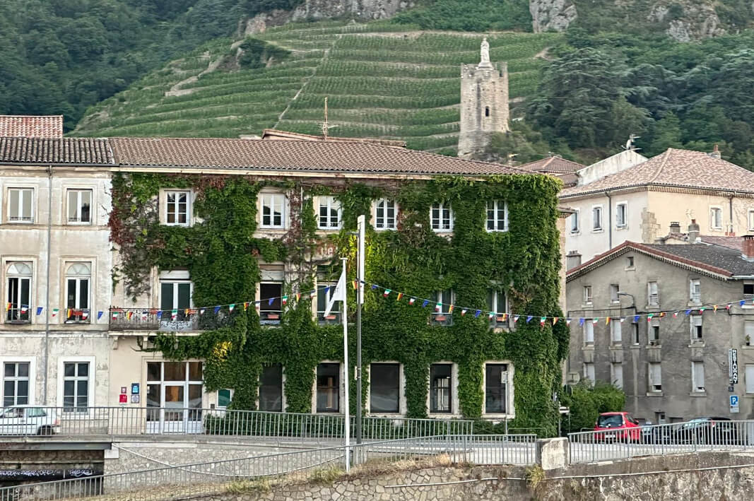 A view of one of the many beautiful French villages we floated past, captured from my balcony. Photo: Ginell Alcantara.