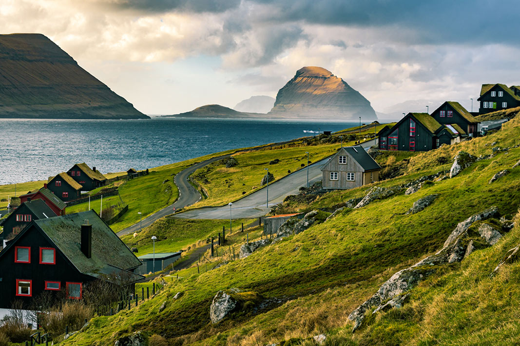 The picturesque Faroe Islands.