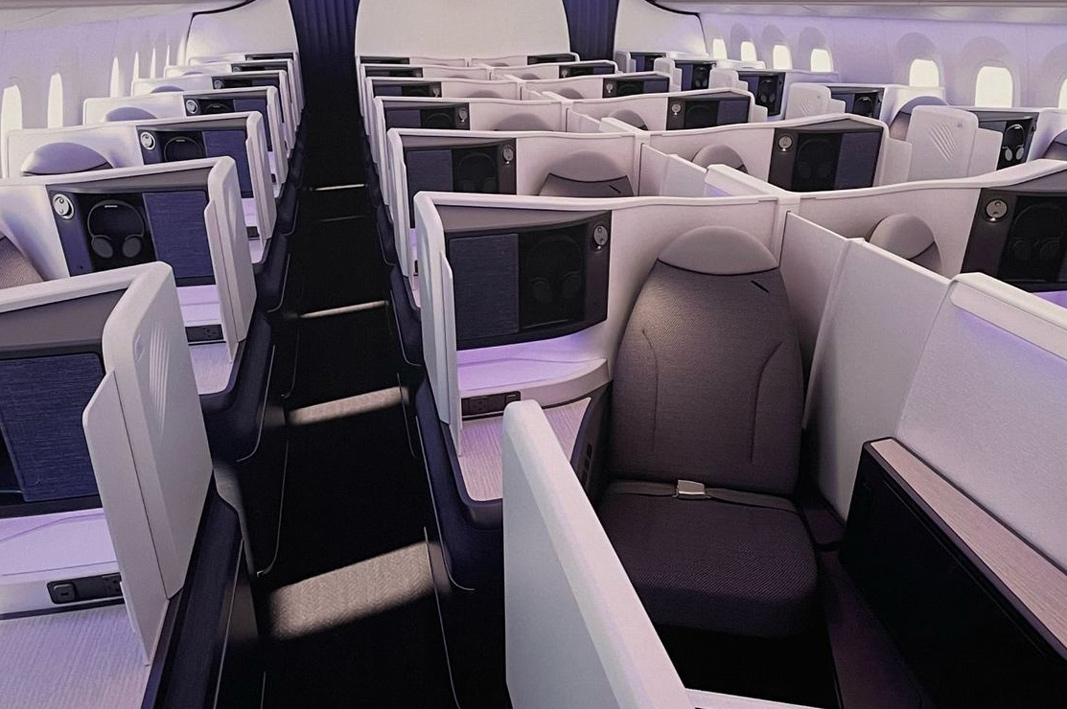 Air New Zealand's reimagined Business Class.