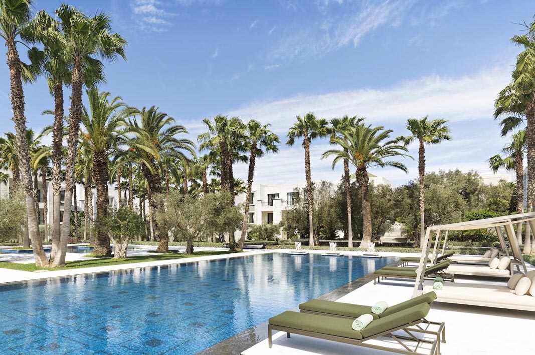 Ritz-Carlton Rabat, Dar Es Salam's outdoor pool.