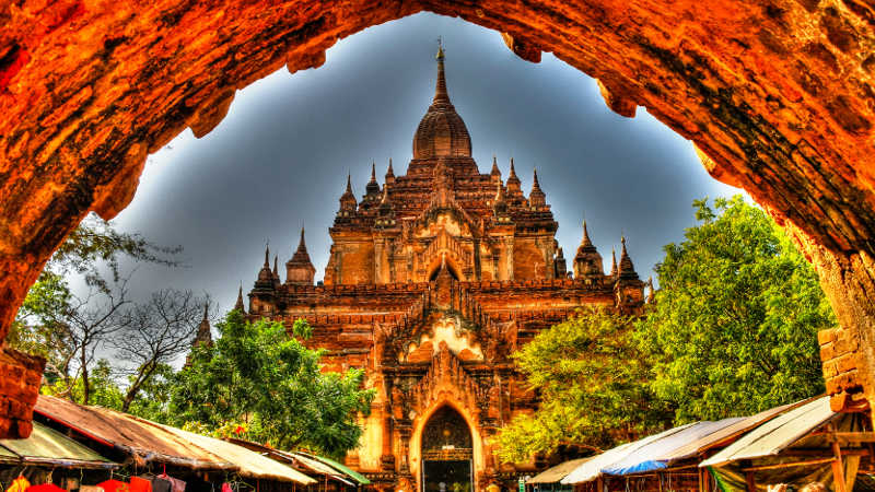 Myanmar Bagan temple