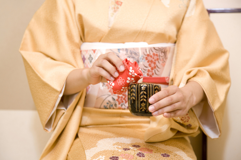 Purification Japanese tea ceremony