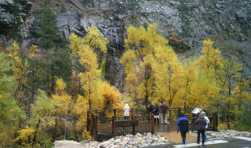 South Dakota fall foliage at Spearfish Canyon
