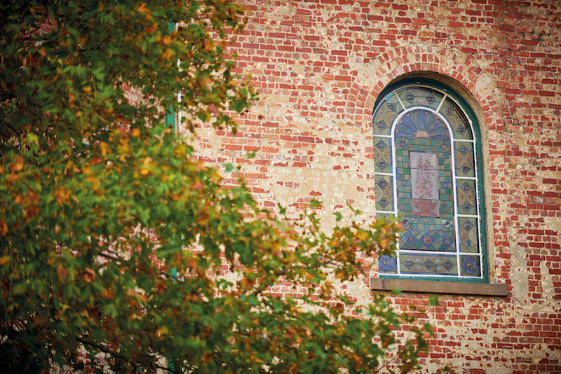 stained glass window
