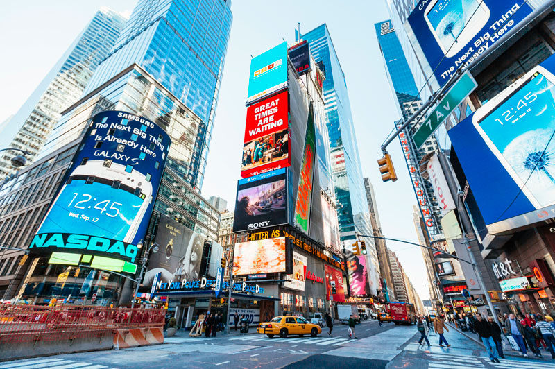 Times Square in New York City