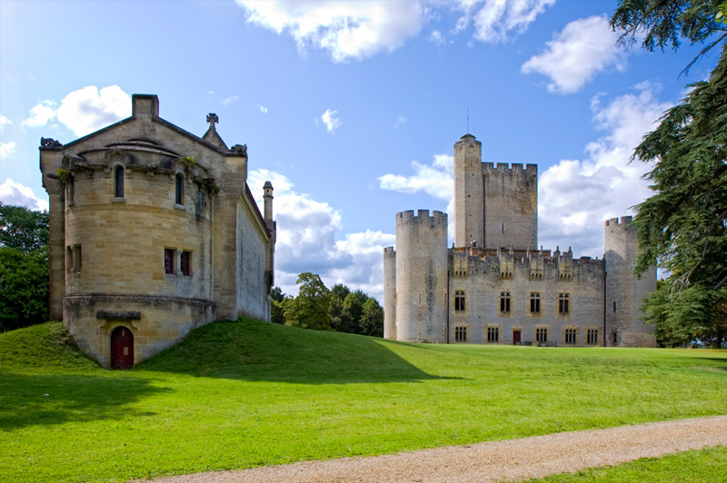 Enjoy matched food and wine at Château de Roquetaillade with Uniworld in 2016. Image: Getty