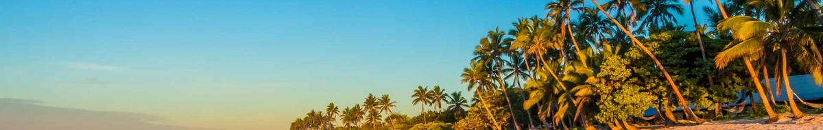 Two people standing on the beach, Fiji