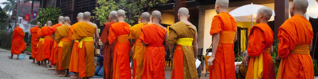 Monks in Luang Prabang