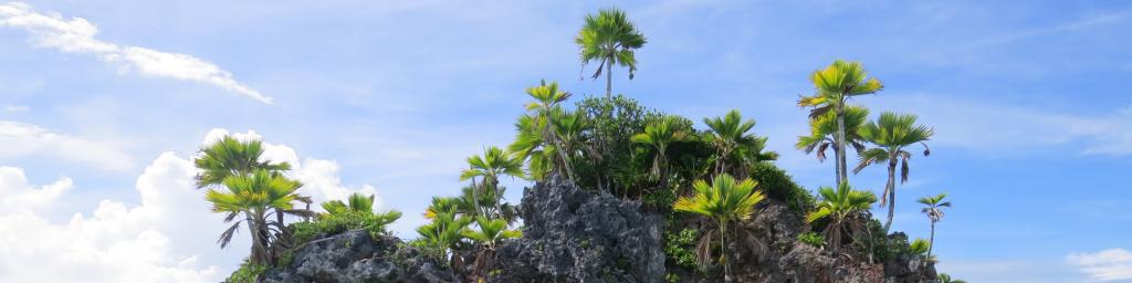 Fulaga lagoon in the Lau Islands of Fiji