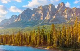 Castle Mountain Canadian Rockies