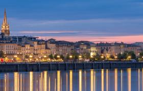 Bordeaux and Garonne River