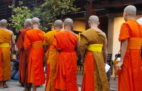 Monks in Luang Prabang