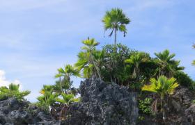 Fulaga lagoon in the Lau Islands of Fiji